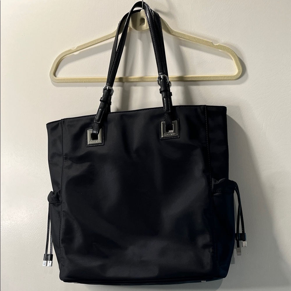 Calvin Klein Nylon Black Tote